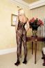 flower lace bodystocking