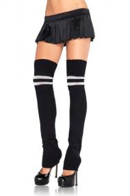 Acrylic thigh high leg warmers