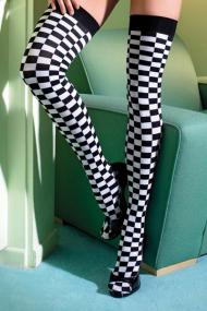 checkered stockings
